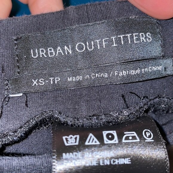 Urban Outfitters Victory Color block Leggings Blue Teal Black High Rise Waisted - Picture 7 of 7